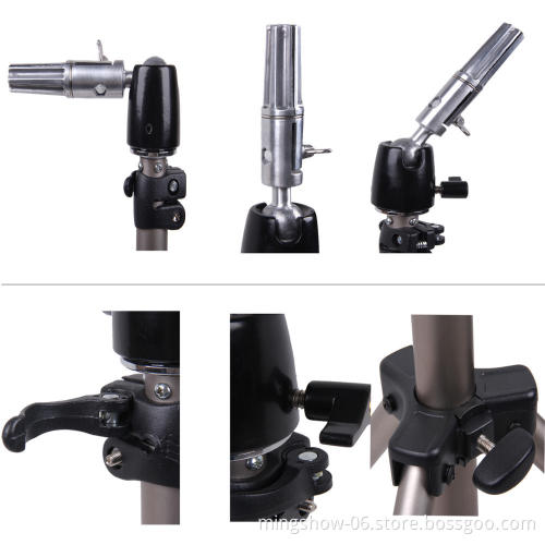 Adjustable Tripod Stand Holder Mannequin Head Tripod Hairdressing Training Head Holder Hair Stand Hair Training Tool